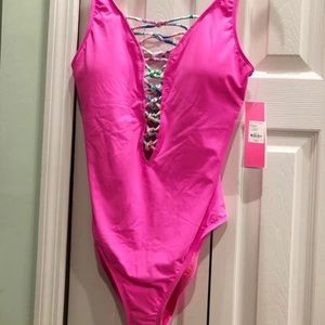 Lilly Lattice bathing suit